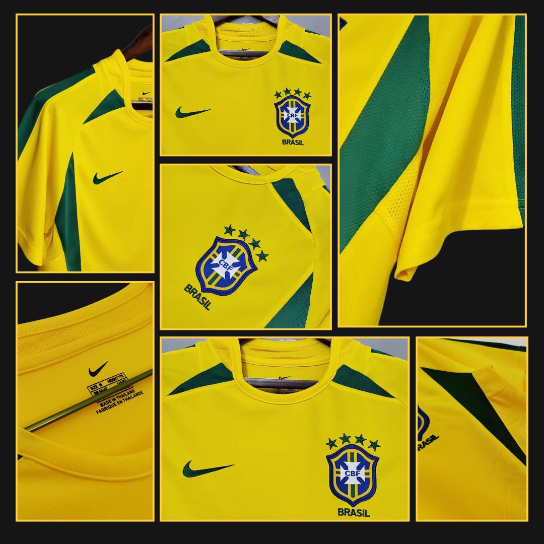 Camiseta Selección de Brasil Retro 2002