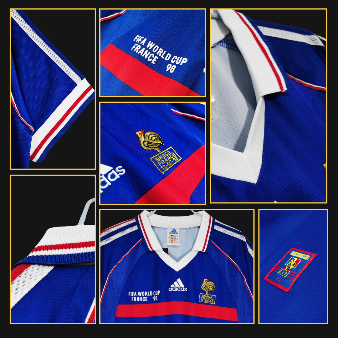 Camiseta Selección de Francia Retro 1998