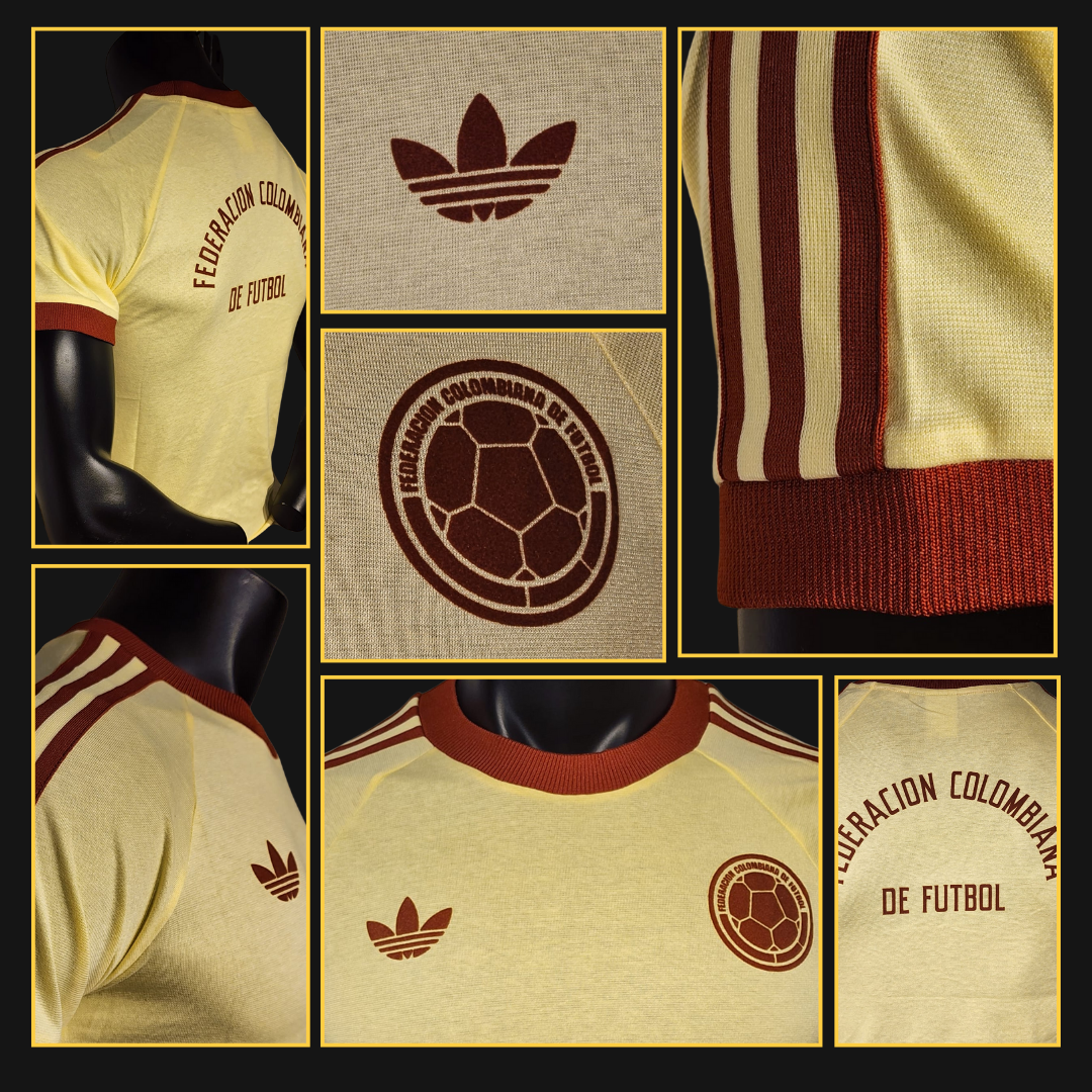 Camiseta Seleccion Colombia - Adidas Originals Retro 70'