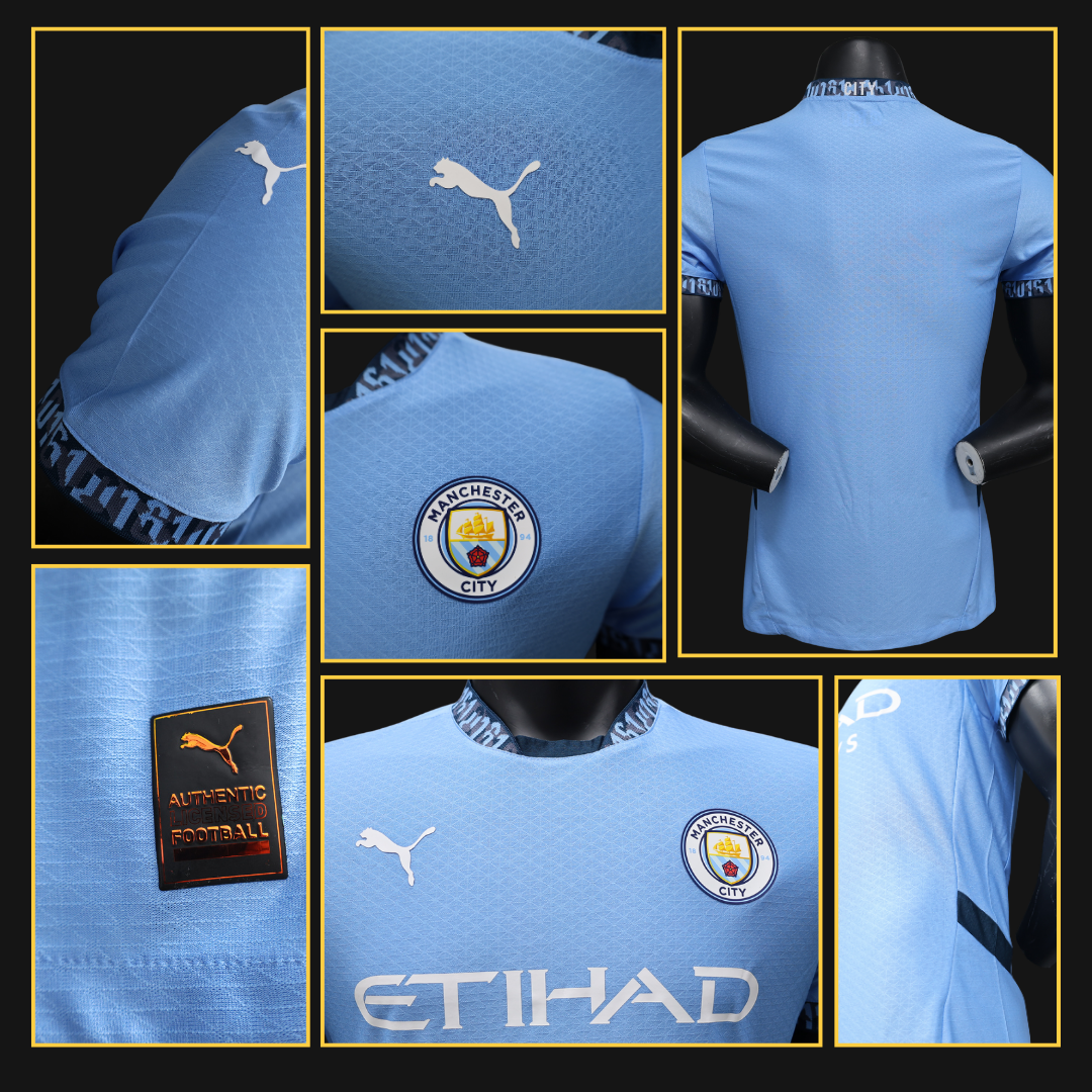 Camiseta Versión Jugador Manchester City - Local 2024/25