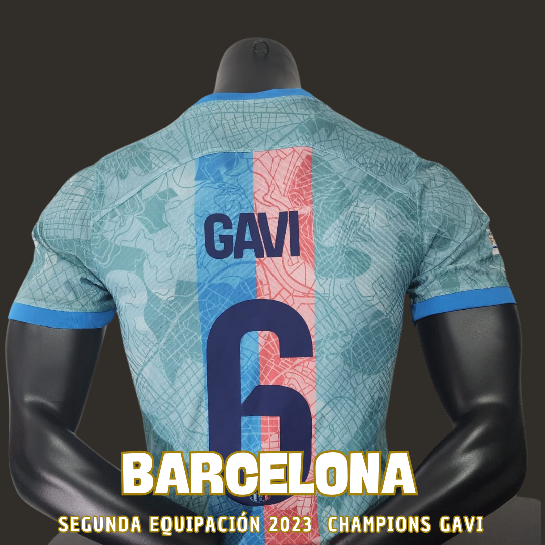 Camiseta Version Jugador Barcelona - Local 2023 Gavi