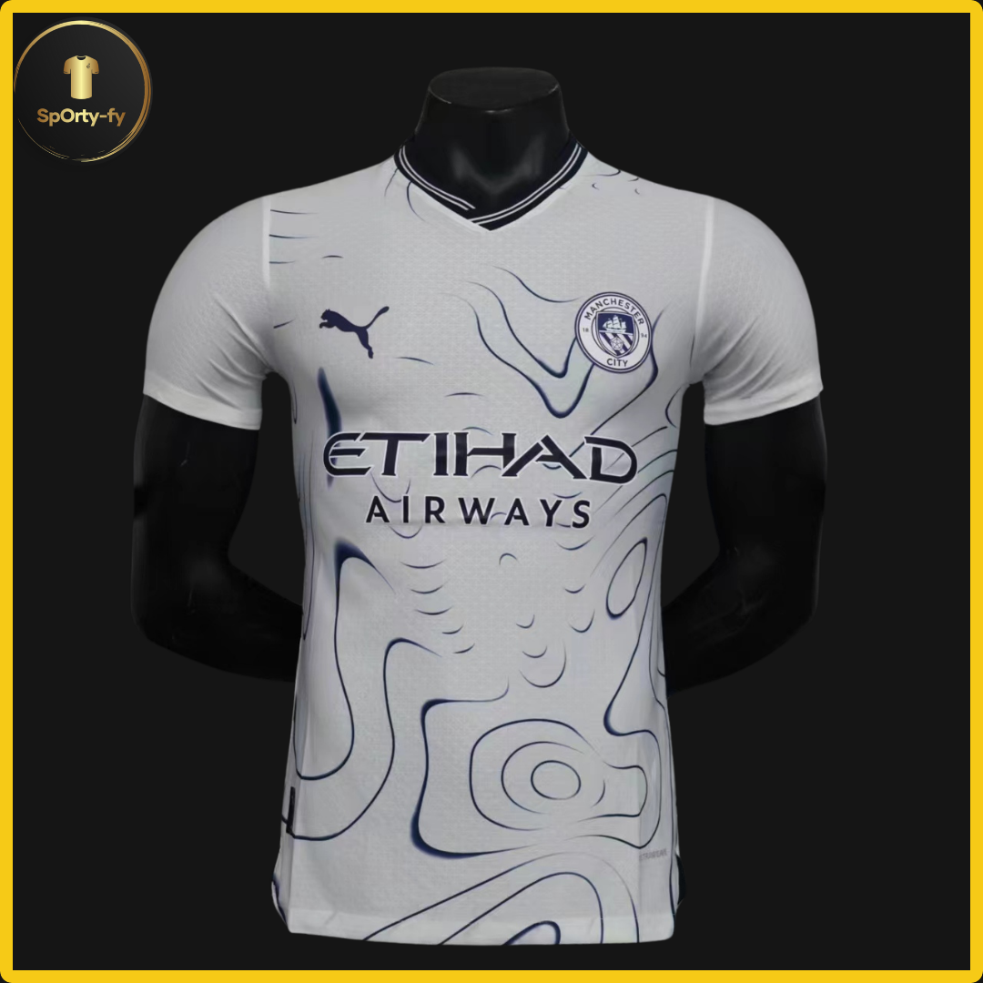 Camiseta Versión Jugador Manchester City - Visitante 2024/25