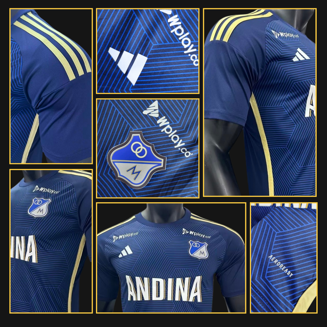 Camiseta Versión Jugador Millonarios- Local 2024/25